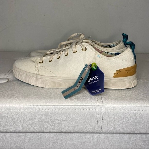 TOMS Trvl Lite Low Trainers Canvas Size 9 NWT - Picture 7 of 10